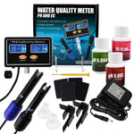 ECM - 231_EU ECM - 231 Online PH & EC Conductivity Monitor Meter Tester ATC, Water Quality Real - time Continuous Monitoring, Rechargeable, for Aquaculture, Aquarium, Pond, Hydroponics - Gain Express