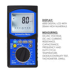 ENG - 215 ENG - 215 Digital Engine Analyzer Automotive Multimeter 6000 Counts - DC AC Voltage, DC AC Current, Resistance, Capacitance, Frequency, Duty cycle, Temperature, Diode & Continuity Test, Tachometer, Dwell Angle, Pulse Width, Analog Signal Output - Gain Express