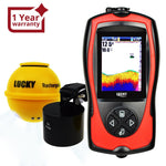 FF - 1108 - 1CLA FF - 1108 - 1CLA LUCKY 100M (328ft) Wireless & 45M (147ft) Wired Sonar 2 - in - 1 Color Fish Finder Attracting Light, Sea Night Fishing 90° Beam Angle Rechargeable - Gain Express