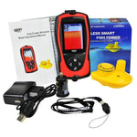 FF - 1108 - 1CW FF - 1108 - 1CW Lucky Wireless Fish Finder 2~147ft Colored LCD Fishfinder Sensor Sonar Detector Fishing - Gain Express