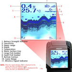 FF - 718Li - W FF - 718Li - W Rechargeable Wireless 45M Depth Fish Finder w/ 180m Wireless Operation Range Sensor - Gain Express