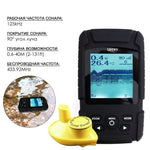 FF - 718LiW_RU FF - 718LiW_RU Russian Version Rechargeable Wireless 40M Depth Fish Finder 180m Wireless Range Sensor - Gain Express