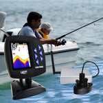 FF - 918_CWLS FF - 918_CWLS LUCKY Color Display Boat Fish Finder Wireless Remote Control 300m/ 980ft Fishing Wireless Operating Range, 100m Depth Range, With Zoom Function, Shallow & Fish Alarm, Salt & Fresh Water, Ocean, Sea, River, Lake, Icy Water - Gain Express