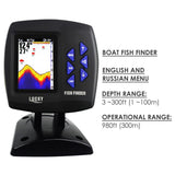 FF - 918_CWLS FF - 918_CWLS LUCKY Color Display Boat Fish Finder Wireless Remote Control 300m/ 980ft Fishing Wireless Operating Range, 100m Depth Range, With Zoom Function, Shallow & Fish Alarm, Salt & Fresh Water, Ocean, Sea, River, Lake, Icy Water - Gain Express