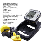 FF - 918 FF - 918 2in1 Wired 100M Wireless 45M Fish Finder Fishfinder w/ Bottom Contour Display - Gain Express