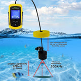 FFC - 1108 - 1 Lucky Portable Fish Finder Sonar, TN/ Anti - UV LCD Display with Clear LED Backlight for Night Fishing, Wired Fishfinder with Alarm, 100M (328ft) Depth Detection, Turbid Water, Reservoir, Sea, River, lake, Boat Kayak Ice Fishing - Gain Express