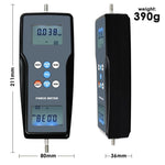 FM - 207_1K FM - 207 Digital Force Meter Gauge Pull & Push Magnitude Test Tester Newtonmeter Newton N / kg / lb / g Measurement, for Manufacturing, Electronics, Building Hardware, Textile, Auto Parts - Gain Express