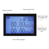 GAM - 332 GAM - 332 Digital Nuclear Radiation Detector Dosimeter Geiger Counter Dose Device Monitor Portable with Dosage Rate Alarm - Gain Express