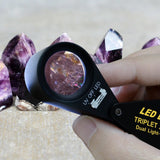 GEM - 248 GEM - 248 20x Loupe 21mm Optical Glass Magnifier 6 LED Light & UV Light Mini Magnification Jeweller Black Frame Triplet Lens Jeweler Mechanics Photographer Hobbyist Coin Collector Arts & Crafts Machinist - Gain Express