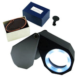 GM10 GM10 Mini 10X Jeweler Loupe Magnifier + 6 LED light, 21mm lens - Gain Express