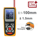 GM100D GM100D Professional 100m Laser Distance Meter w/ High Accuracy ±1.5mm - Gain Express