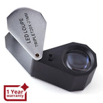 GM20 GM20 20X Magnification 21mm l Lens Jeweler Loupe Magnifier + 6 LED light - Gain Express