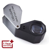 GM20 GM20 20X Magnification 21mm l Lens Jeweler Loupe Magnifier + 6 LED light - Gain Express