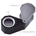 GM20 GM20 20X Magnification 21mm l Lens Jeweler Loupe Magnifier + 6 LED light - Gain Express