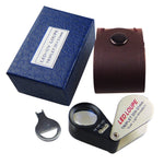 GM21 Mini Jeweler Loupe 20X Magnifier + LED & UV light 21mm lens - Gain Express