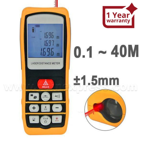 GM40D GM40D Professional 40m Laser Distance Meter w/ High Accuracy ±1.5mm - Gain Express