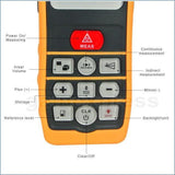 GM60D Professional 60m Laser Distance Meter w/ High Accuracy ±1.5mm - Gain Express