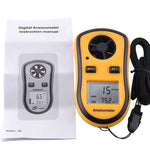 GM8908 GM8908 Pocket - size Digital Thermo Anemometer, Handheld Air Wind Flow Velocity Speed Meter Testing Gauge Backlight, Lightweight for Drone Kite Flying Windsurfing - Gain Express