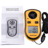 GM8908 GM8908 Pocket - size Digital Thermo Anemometer, Handheld Air Wind Flow Velocity Speed Meter Testing Gauge Backlight, Lightweight for Drone Kite Flying Windsurfing - Gain Express