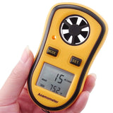 GM8908 GM8908 Pocket - size Digital Thermo Anemometer, Handheld Air Wind Flow Velocity Speed Meter Testing Gauge Backlight, Lightweight for Drone Kite Flying Windsurfing - Gain Express