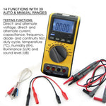 GVA - 19 GVA - 19 5 - in - 1 Multimeter with LUX, dB, °C, RH, AC, DC - Gain Express