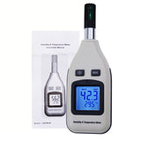 HTM - 238 HTM - 238 Handheld Digital Humidity & Temperature Meter 0~100% RH/ - 30~70°C ( - 22~158°F) LCD Display Backlight Moisture Thermo Hygrometer Thermometer Small Tester Gauge for Home Kitchen Indoor Outdoor - Gain Express