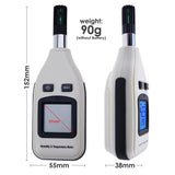 HTM - 238 HTM - 238 Handheld Digital Humidity & Temperature Meter 0~100% RH/ - 30~70°C ( - 22~158°F) LCD Display Backlight Moisture Thermo Hygrometer Thermometer Small Tester Gauge for Home Kitchen Indoor Outdoor - Gain Express