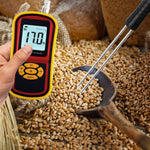 HTM - 42 HTM - 42 Portable Digital Grain Moisture Meter, Compact High Quality Rice Corn Wheat Tester Analyzer - Range 5~30%, Temperature Humidity Measure - Gain Express