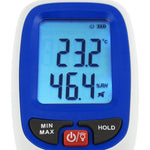 HTM - 49 HTM - 49 Gain Express Digital Humidity & Temperature Meter Hygrometer Psychrometer, Dew point and Wet - bulb Temperature range - 20~70°C, Humidity range 0~100%RH, Min/Max Hold, LCD Backlight - Gain Express