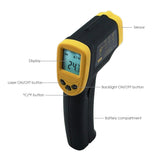 IR - 600 IR - 600 Digital Industrial Infrared Thermometer, - 32~400°C ( - 26~752°F) 12:1 Laser IR Gun Non - contact Measurement, Portable Instant Measure - Gain Express