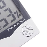 IR - 807 IR - 807 Digital Hygrometer Temperature Humidity Meter LCD Clock - Gain Express