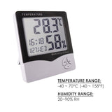 IR - 807 IR - 807 Digital Hygrometer Temperature Humidity Meter LCD Clock - Gain Express