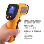 IR - G300 IR - G300 Non - Contact IR Infrared Digital Thermometer - 50 - 380°C - Gain Express