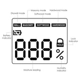 KC - 318 KC - 318 Digital Pinless Non - invasive Inductive Moisture Meter Hard Soft Wood Drywall Masonry Scanner Tricolor Bar Graph Indicator Intelligent Lumber Timber Board Wet Dry Tester Traders Craftsmen DIY - Gain Express