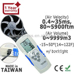 M0198652 M0198652 Handheld USB Thermo - Hygro - Anemometer with Integrated Vane HVAC Made in Taiwan - Gain Express