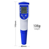 M0199720 M0199720 6 - in - 1 Water Tester Combo Pen pH, ORP, EC, TDS, Salinity, & Temperature - Gain Express