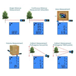 M04 - 002 M04 - 002 Digital Laser Distance Meter Measure Area Volume Pythagoras 60m/197ft Range Finder - Gain Express