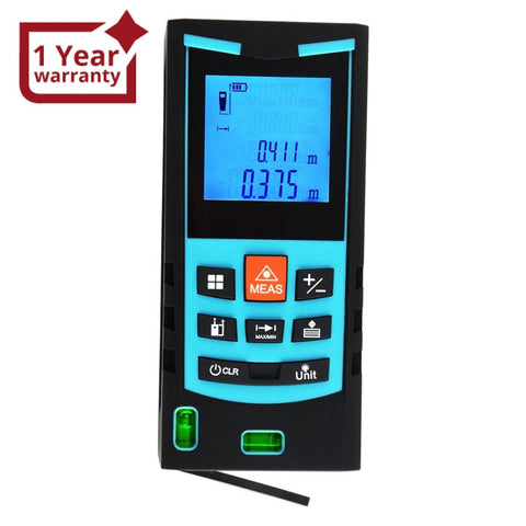 M04 - 003 M04 - 003 Digital 80M/ 262FT Laser Measuring Tape Measure Distance Meter with Bubble Level, Backlight, Recalls 20 Measured Data, Construction Area Measurement Device - Gain Express