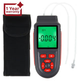 MAN - 346 Handheld Manometer Dual Differential Digital Gas Pressure Tester with Backlight 12 Selectable Units Air Pressure Gauge HVAC Tester with Data Storage Function - Gain Express