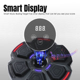 MBX - 428 MBX - 428 Wall Mounted Music Boxing Smart Bluetooth with Gloves Music Punching Machine Boxing Target Workout Punching Equipment for Adults Kids Home Indoor and Gym - Gain Express