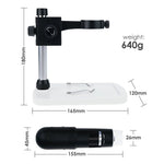 MSC - 55 MSC - 55 Gain Express 1080P Full HD USB Wifi Digital Microscope 10x - 220x Magnification for iOS/ Andriod/ PC with 6 LED, 3 Mega Pixels, Adjustable Focus, Handheld & Desktop Compatible Wireless Rechargeable - Gain Express