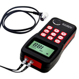 MT150 Portable Digital Ultrasonic Thickness Gauge 0.75 ~ 300mm 4.5 digits LCD display with EL backlight Auto Power Off 0.1mm Resolution - Gain Express