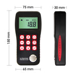 MT150 Portable Digital Ultrasonic Thickness Gauge 0.75 ~ 300mm 4.5 digits LCD display with EL backlight Auto Power Off 0.1mm Resolution - Gain Express