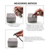 MT160 Digital Ultrasonic Metal Fiber Glass Thickness Gauge 0.75 ~ 300mm with USB Communication Port LCD with EL backlight Internal Memory Data - Gain Express