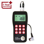 MT160 Digital Ultrasonic Metal Fiber Glass Thickness Gauge 0.75 ~ 300mm with USB Communication Port LCD with EL backlight Internal Memory Data - Gain Express