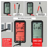 MUL - 318 MUL - 318 Professional, 6000 Counts T - RMS Digital Multimeter for Electrical Measurement and Non - contact Voltage Detection, with Probes, Backlight, Flashlight and Protective Case - Gain Express