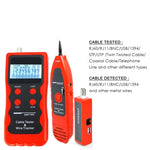 N03NF - 838 Network Cable Tester RJ45 RJ11 BNC 1394 Line Phone Wire Tracker - Gain Express