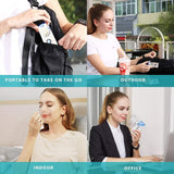 NEB - 1 Portable Mesh Nebulizer Handheld Nebulizer for Cough, Portable Personal Cool Mist Steam Inhaler for Sinus Cold, Kids Adults Use - Gain Express