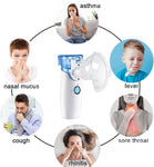 NEB - 1 Portable Mesh Nebulizer Handheld Nebulizer for Cough, Portable Personal Cool Mist Steam Inhaler for Sinus Cold, Kids Adults Use - Gain Express