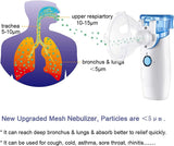 NEB - 1 Portable Mesh Nebulizer Handheld Nebulizer for Cough, Portable Personal Cool Mist Steam Inhaler for Sinus Cold, Kids Adults Use - Gain Express